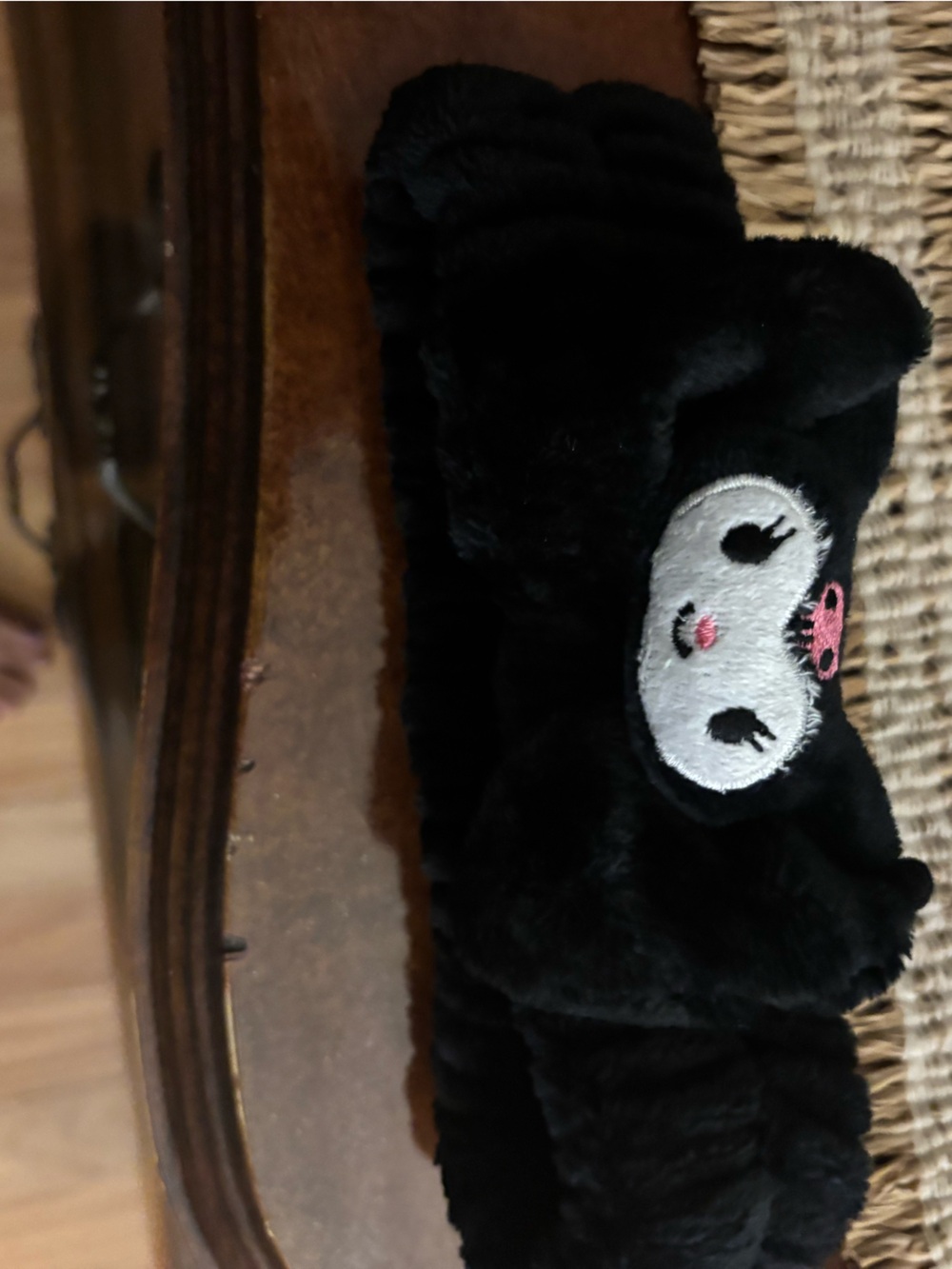 Black Kuromi Plush Headband